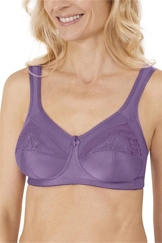 Isadora Wire-Free Bra - Violet