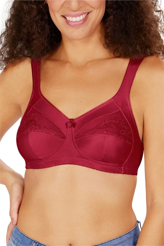 Isadora Wire-Free Bra - Chili