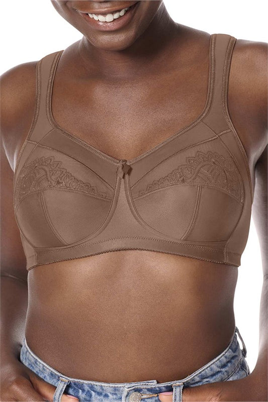 Isadora Wire-Free Bra - Mocha