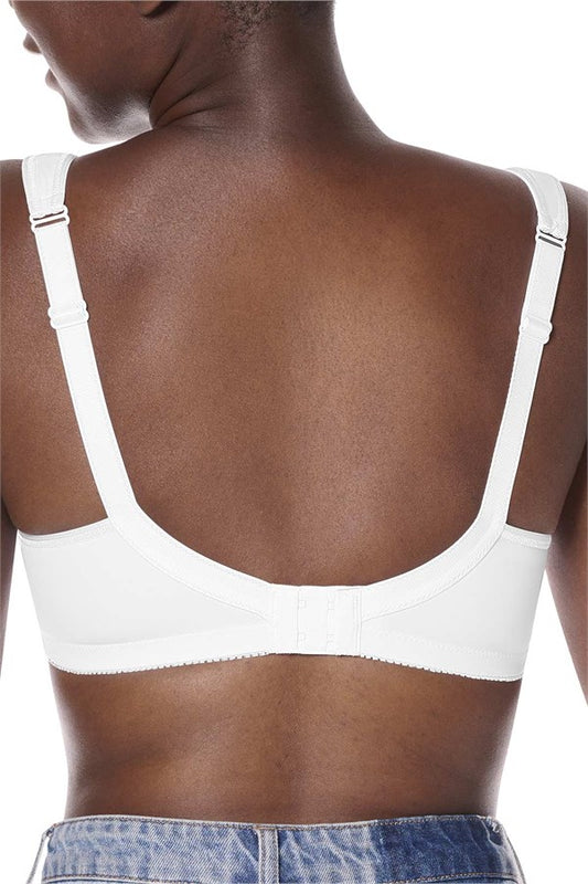 Isadora Wire-Free Bra - White