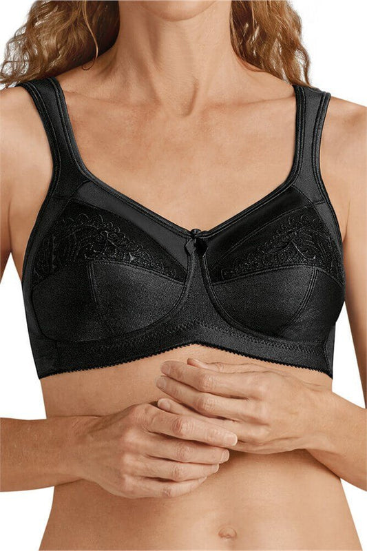 Isadora Wire-Free Bra - Black