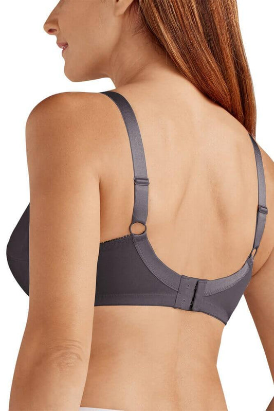 Nancy Wire-Free Bra - Dark Grey