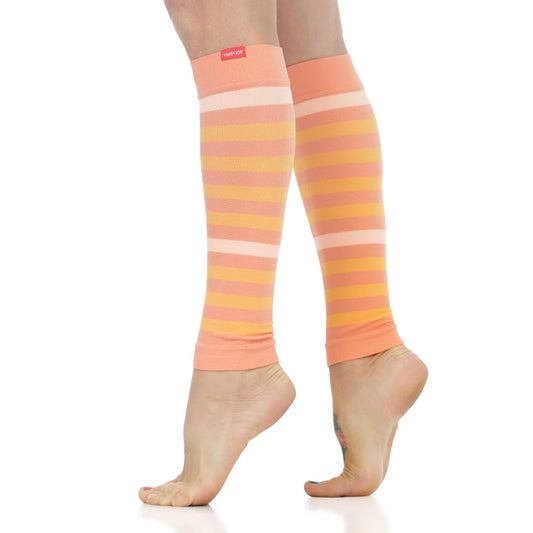 15-20 mmHg: Compression Leg Sleeves - Thick Stripe (Nylon)